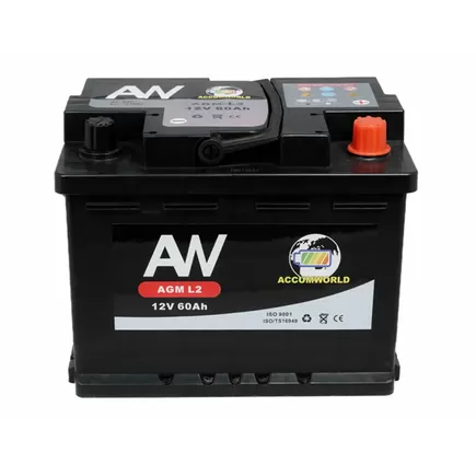 AW AGM 60 A/h 660 A R+ 242x175x190 мм