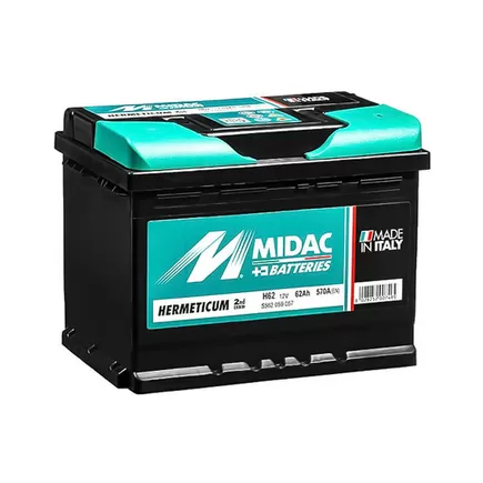 Midac Hermeticum S562.077.057 62 A/h 570 А R+ 242x175x175 мм