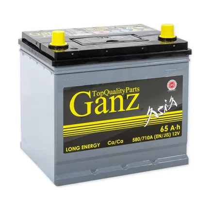 Ganz Asia 65 A/h 580 A R+ 230x170x220 мм