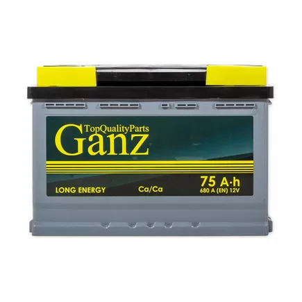 Ganz 75 A/h 680 A R+ 278x175x190 мм