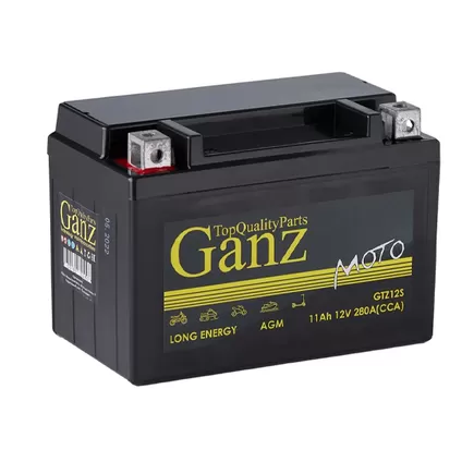 Ganz GTZ12S 11 A/h 280 A L+ 150х87х110 мм