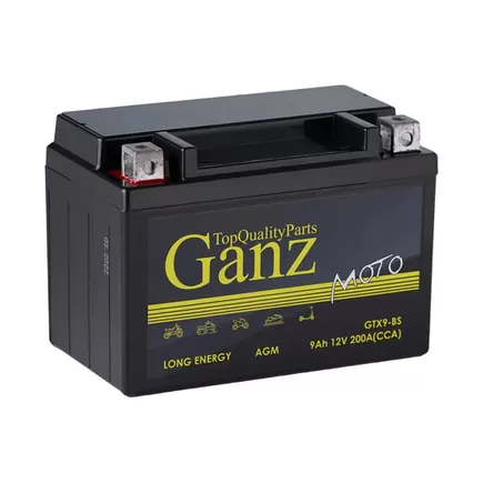Ganz GTX9S-BS 9 A/h 200 A L+ 150х87х105 мм