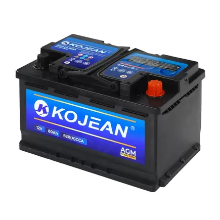 Kojean AGM 80 A/h 820 A R+ 315x175x190 мм