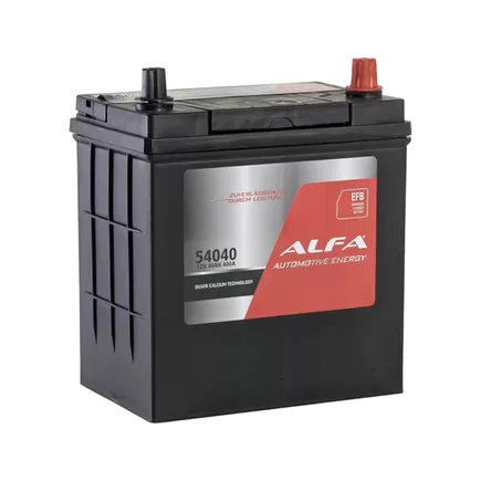 Alfa EFB Asia 40 JR 40 A/h 380 A R+ 187x127x220 мм
