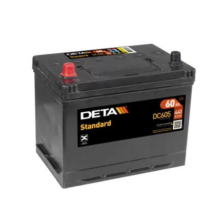 DETA Standard DC605 60 A/h 440 A L+ 230x170x220 мм