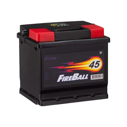 FIRE BALL 6СТ-45 NR Euro 45 A/h 410 A R+ 207x175x190 мм
