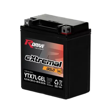 RDrive Extremal Gold YTX7L-GEL 6 A/h 85 A R+ 113x70x130 мм