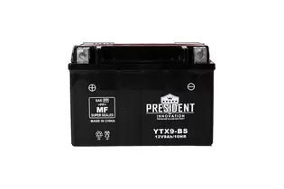 President YTX9-BS 9 A/h 140 А L+ 150x87x107 мм