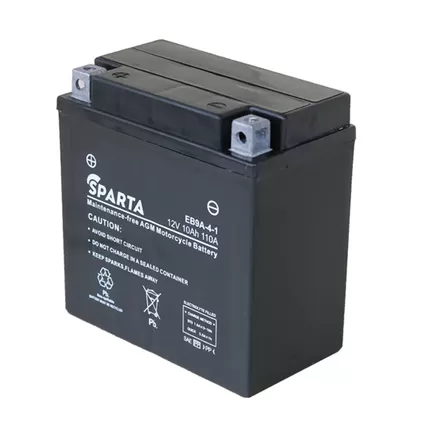 Sparta AGM EB9A-4-1 10 A/h 110 A L+ YB9A-A, YB9-B, 12N9-4B-1 135x75x139 мм