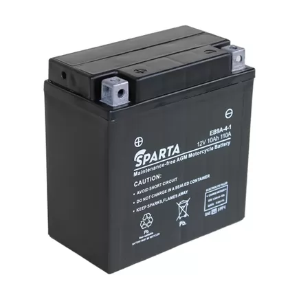 Sparta AGM EB9A-4-1 10 A/h 110 A L+ YB9A-A, YB9-B, 12N9-4B-1 135x75x139 мм