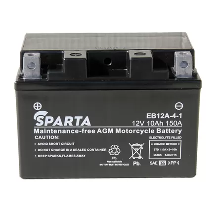 Sparta AGM EB12A-4-1 10 A/h 150 A L+ YT12A-BS, YTX9-BS, YTX9 151x88x105 мм