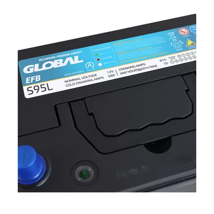 Global EFB Asia S95 70 A/h 680 A R+ 255x175x220 мм