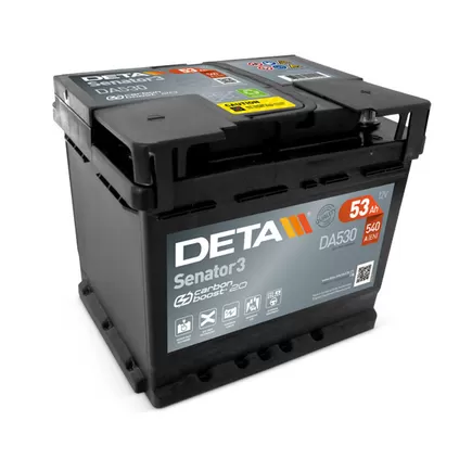 Deta Senator3 DA530 53 A/h 540 A R+ 207x175x190 мм