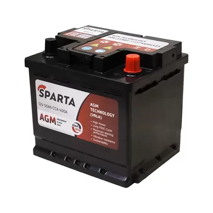 Sparta AGM-L1 50 A/h 400 A R+ 207x175x190 мм