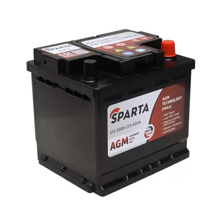 Sparta AGM-L1 50 A/h 400 A R+ 207x175x190 мм