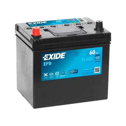 Exide Start-Stop EFB EL605 60 A/h 520 A L+ 230x173x220 мм