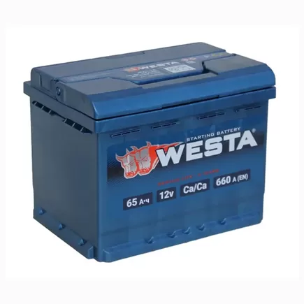 Westa Premium 65 R 65 A/h 660 A R+ 242x175x190 мм