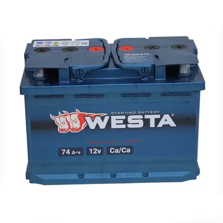 Westa Premium 74 L 74 A/h 760 A L+ 278x175x190 мм
