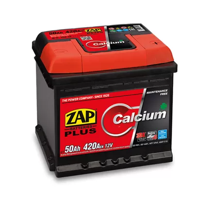 Zap Calcium Plus 50 A/h 420 A R+ (Низкий) 207х175х175 мм