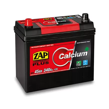 Zap Calcium Plus 45 A/h 340 A L+ 237x128x220 mm