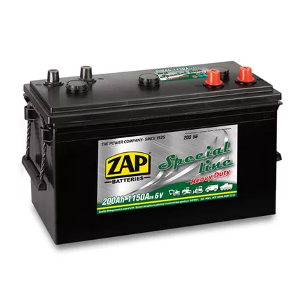 Zap Special 200 56 200 A/h 1150 A 6V 380x165x223 мм
