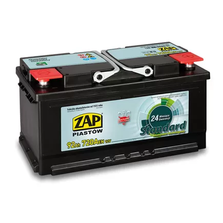 Zap Standard 592 60 92 A/h 720 A R+ 353х175х190 мм