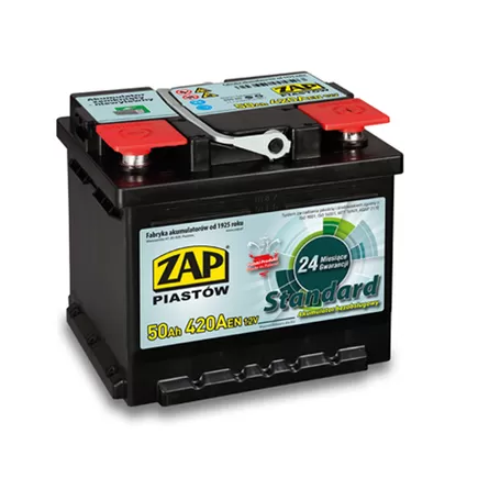 Zap Standard 550 60 50 A/h 420 A R+ 207х175х190 мм