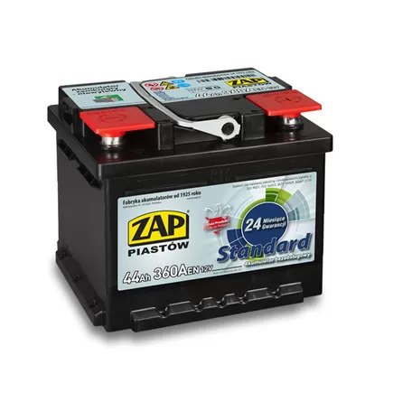 Zap Standard 544 62 44 A/h 360 A R+ 207х175х175 мм