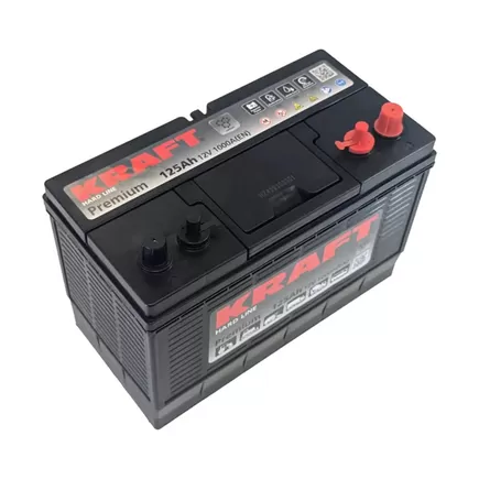 Kraft Premium 125 A/h 1000 A R+ 330x175x230 мм