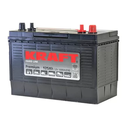 Kraft Premium 125 A/h 1000 A R+ 330x175x230 мм