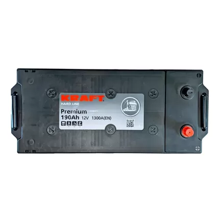Kraft Premium 190 A/h 1300 A L+ 480x223x223 мм