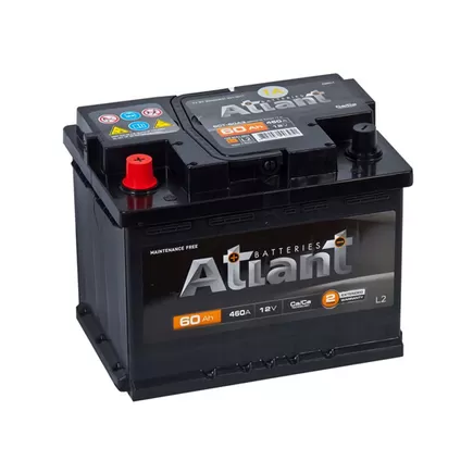 Atlant Black 60 A/h 460 A L+ 242x175x190 мм