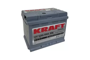 Kraft Classic 62 R 62 A/h 600 A R+ 242x175x190 мм