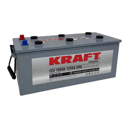 Kraft Classic Truck 190 A/h 1250 A L+ 480x223x223 мм