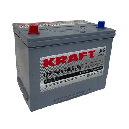 Kraft Classic Asia 75 JL 75 A/h 680 A L+ 260x175x200 мм