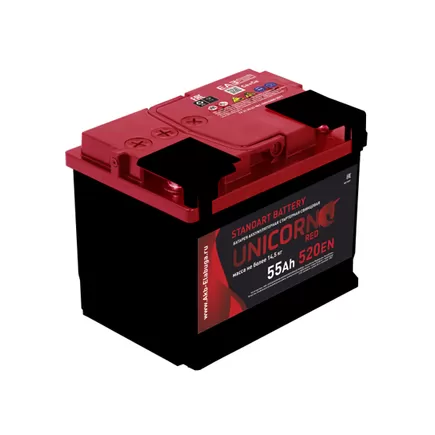 Unicorn Red 55 A/h 520 A R+ 242x175x190 мм
