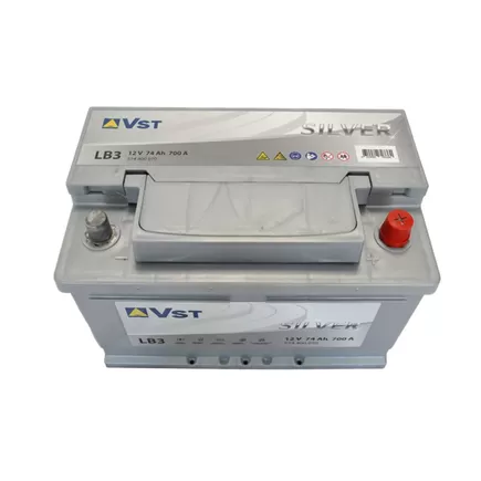 VST Silver 6СТ-74 LB3 74 A/h 700 A R+ 278x175x175 мм