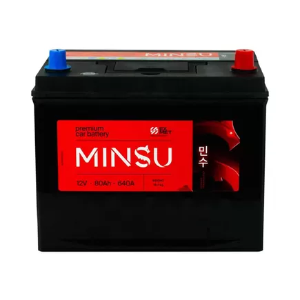Minsu 90D26L 80 A/h 640 A R+ 260x175x220 mm