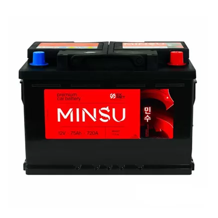 Minsu 57412 75 A/h 720 A R+ 278x175x190 mm