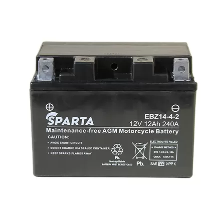 Sparta AGM EBZ14-4-2 12 A/h 240 A L+ YTZ12S, YTZ14S 150x88x110 мм