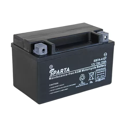Sparta AGM EB7А-4-QT 7 A/h 110 A L+ YTX7A 150x86x94 мм