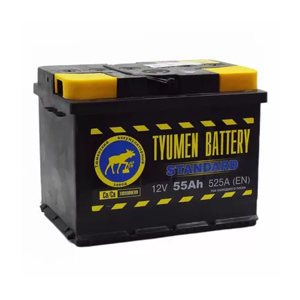 Tyumen Battery Standard 55 A/h 525 A R+ 242x175x190 mm