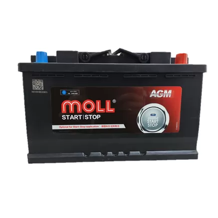 MOLL AGM 6-QTF-80 80 A/h 800 A R+ 315x175x190 мм
