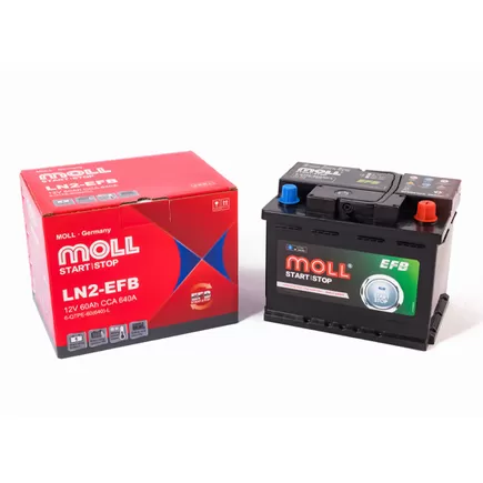 MOLL EFB 6-QTPE-60 60 A/h 640 A R+ 242x175x190 мм