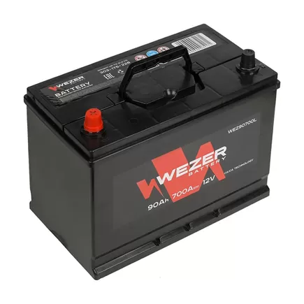 Wezer 90 JL 90 A/h 700 A L+ 310x175x200 мм