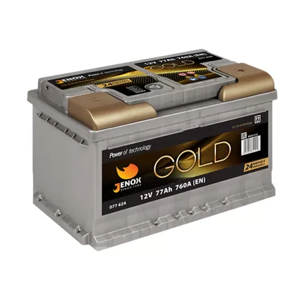 Jenox Gold 077624 77 A/h 760 А R+ 278x175x190 мм