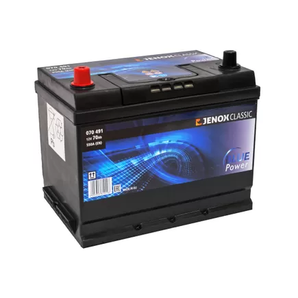 Jenox Classic Blue Power 70 A/h 550 A L+ 260x175x200(220) mm