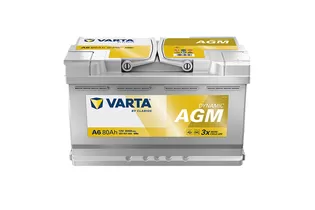 Varta Silver Dynamic AGM A6 80 A/h 800 A R+ 315х175х190 мм