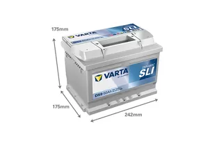 Varta Dynamic SLI D59 60 A/h 540 A R+ 242x175x175 мм