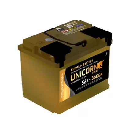 Unicorn Gold 56 A/h 560 A R+ 242x175x190 мм